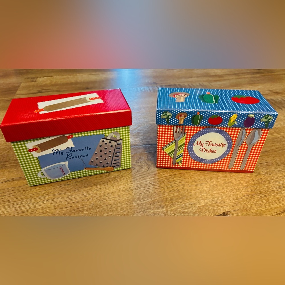 2 Recipe Boxes